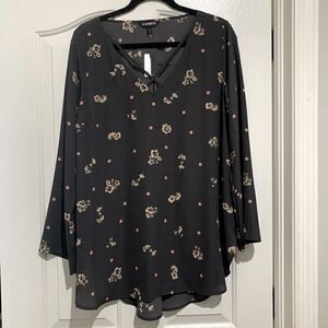 Express | V-Neck Blouse 